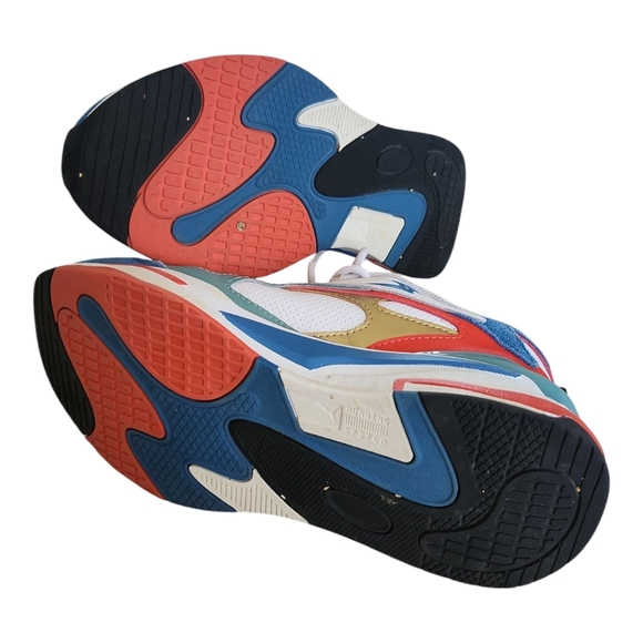 Puma Kids Lace Up Multicolor Sneakers Casual 4.5 - Picture 6 of 8